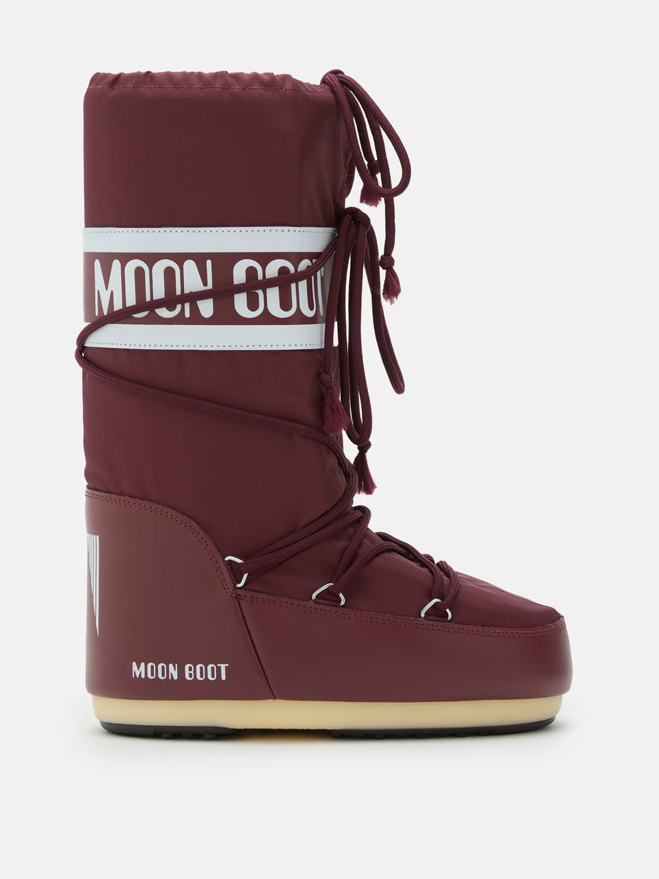 Buty Zimowe Damskie Moon Boot Icon Nylon Burgundy