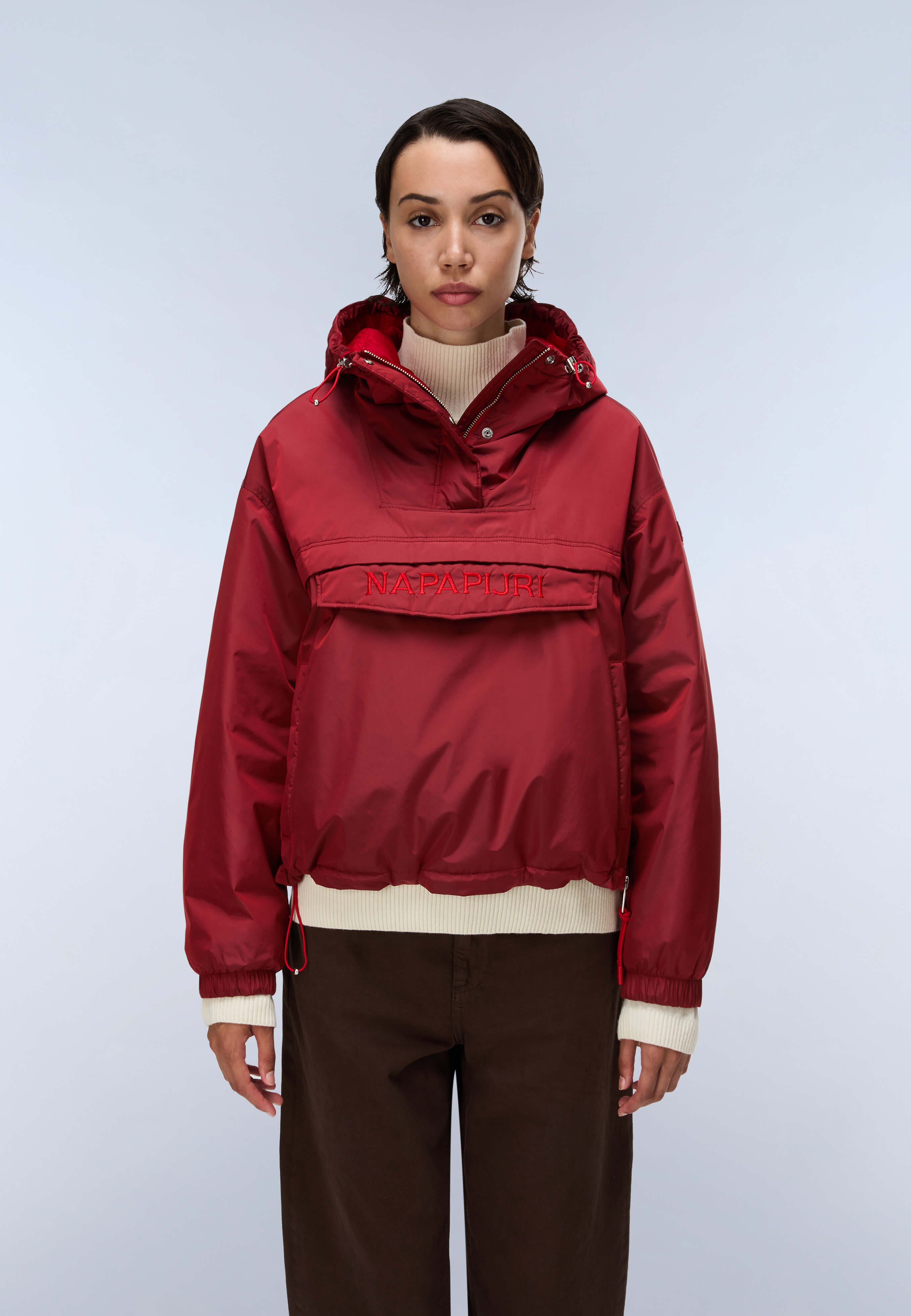 Kurtka Damska Napapijri Rainforest Optique NA8AHA Red