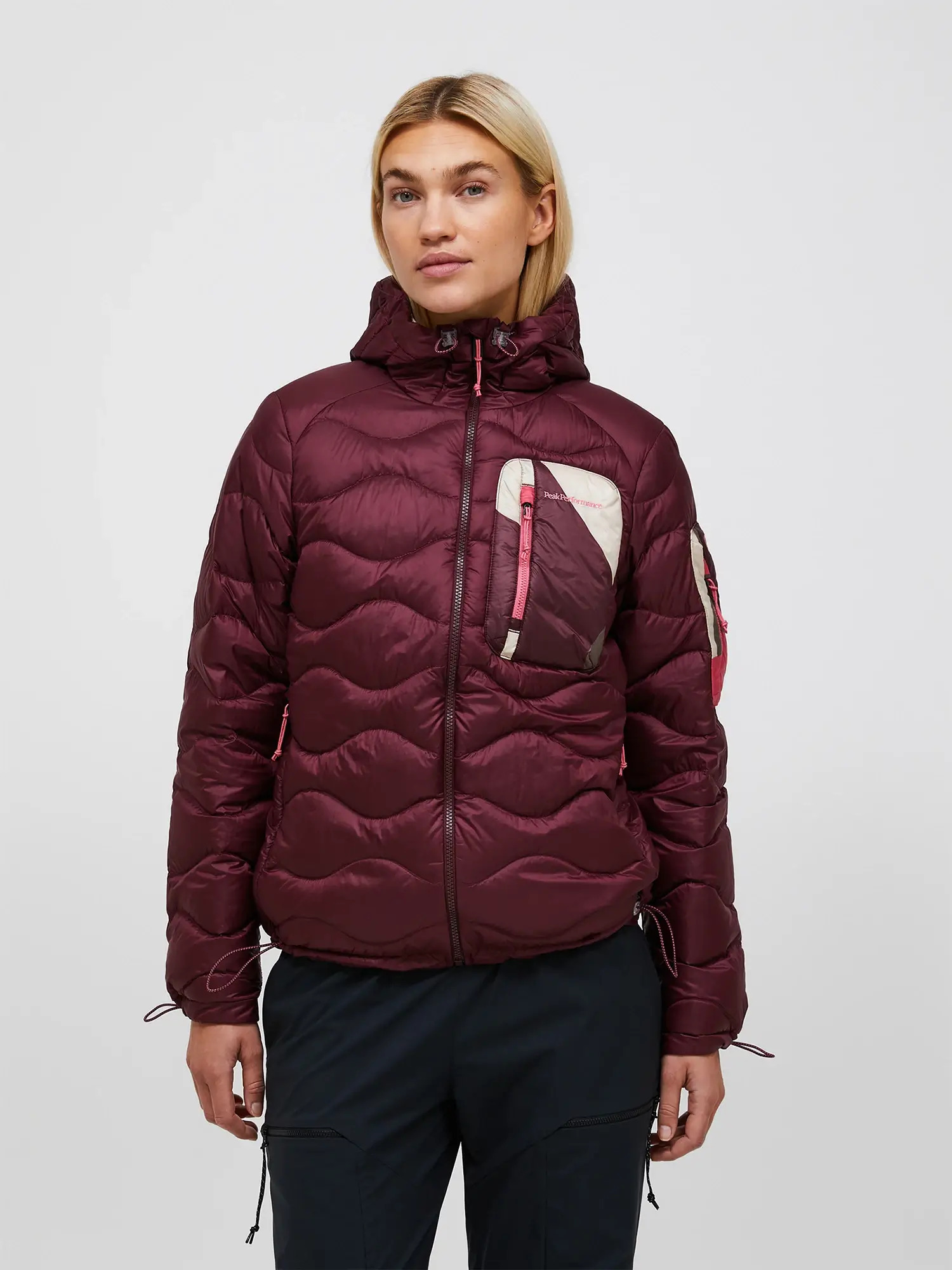 Kurtka Damska Peak Performance Helium AOP Utility Down Hood Porto