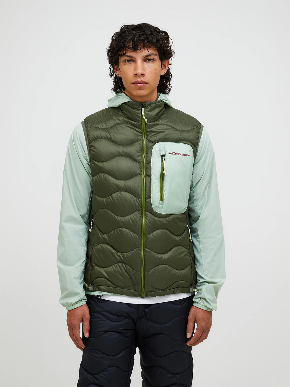 Kamizelka Męska Peak Performance Helium Utility Down Pine Needle Frosted