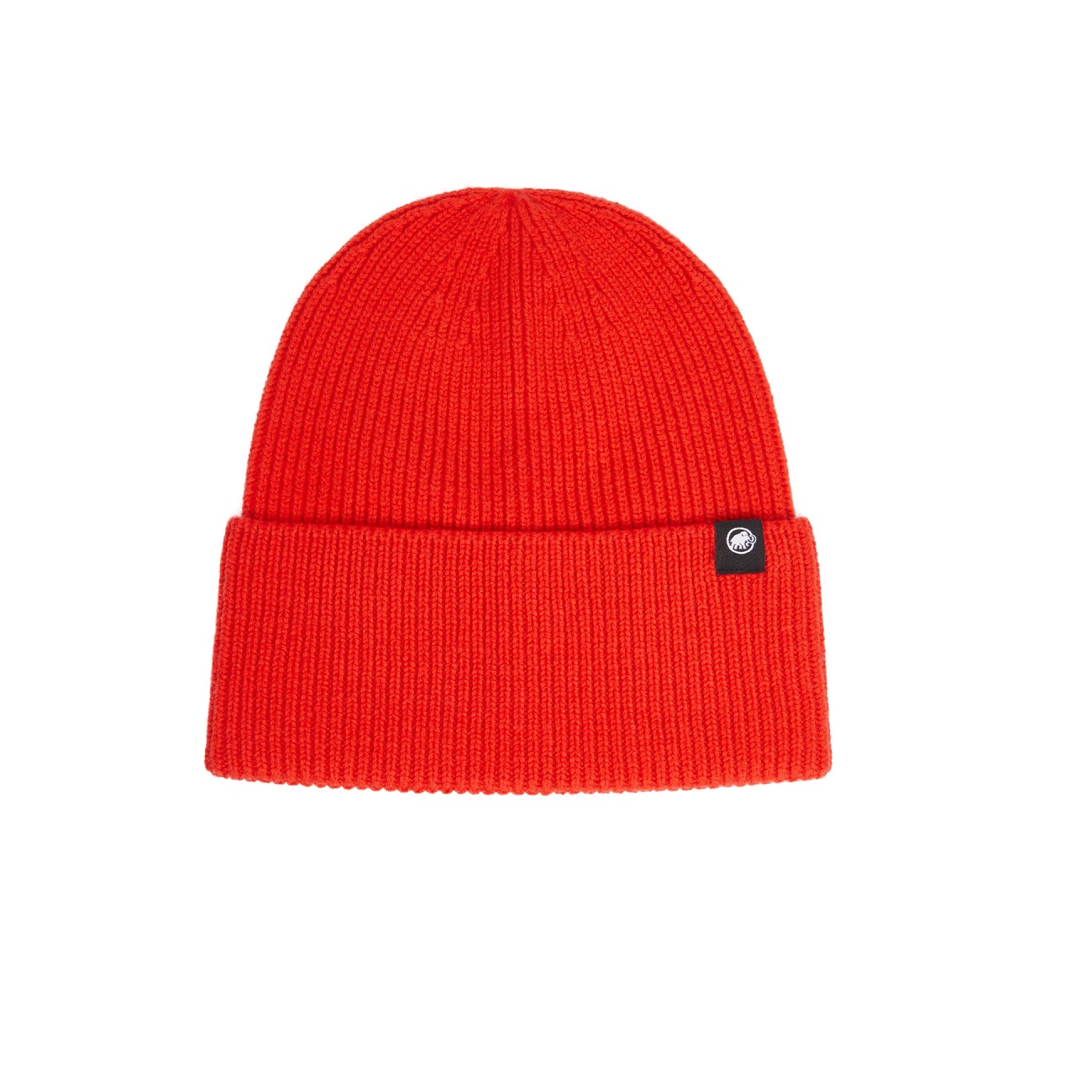 Czapka zimowa wełniana Mammut Snow Beanie Red