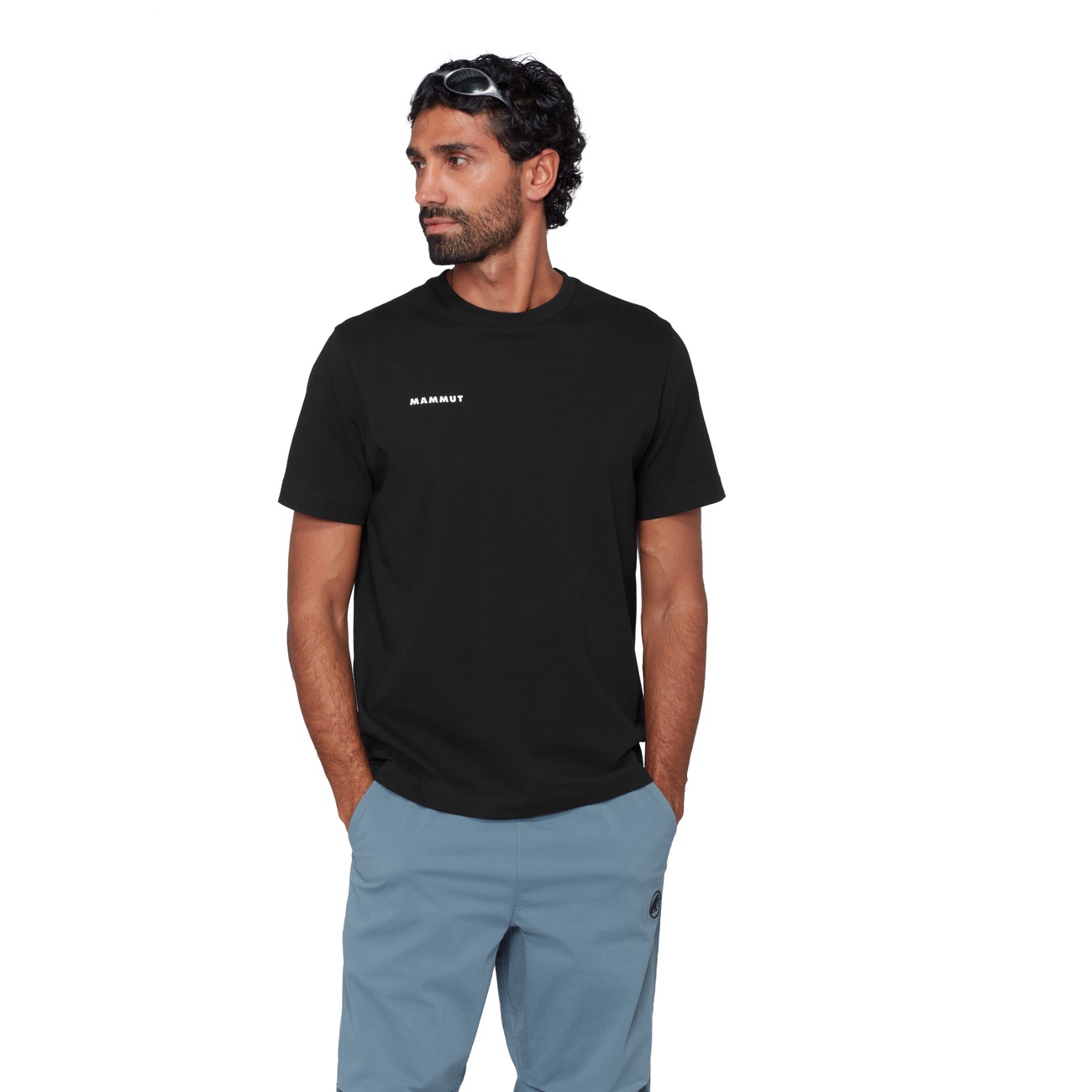 Koszulka Męska Mammut Base Mini Logo Black