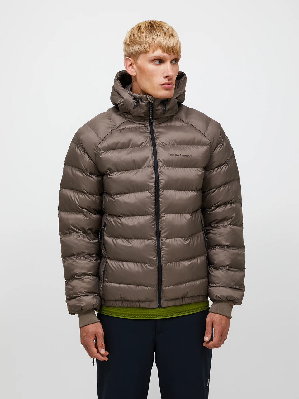 Kurtka Męska Peak Performance Tomic Insulated Hood Terrain Tan