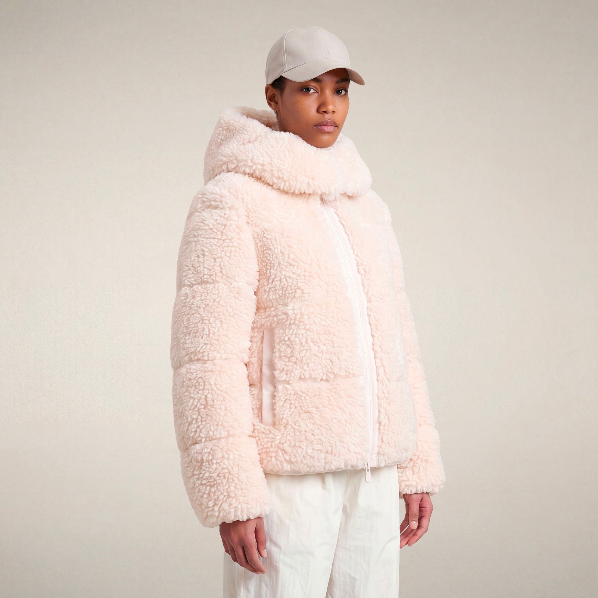 Kurtka Damska Save The Duck Lenora Hooded Whisper Pink - futerko